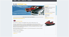 Desktop Screenshot of flexexport.com